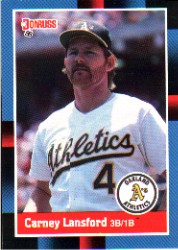 1988 Donruss Baseball Cards    178     Carney Lansford